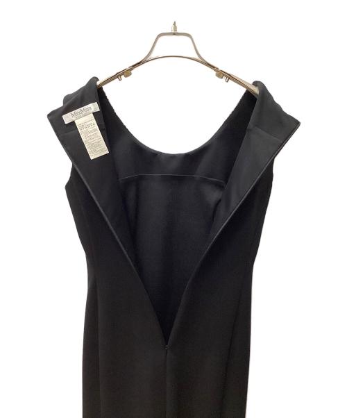 MaxMara（マックスマーラ）MaxMara (マックスマーラ) ノースリーブワンピース ブラック サイズ:38の古着・服飾アイテム