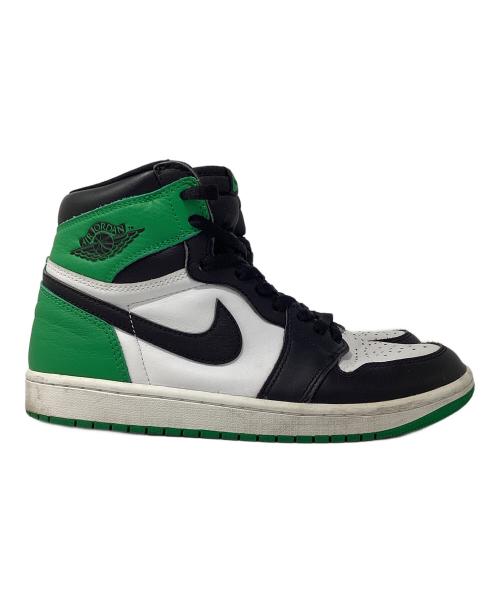 NIKE（ナイキ）NIKE (ナイキ) AIR JORDAN 1 RETRO HIGH OG グリーン×ホワイト サイズ:27cmの古着・服飾アイテム