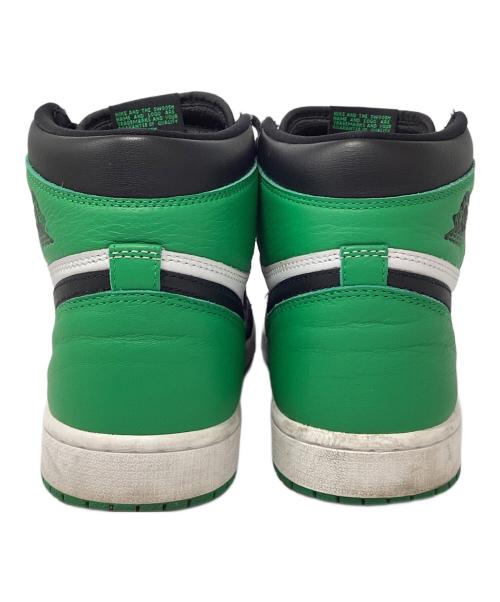 NIKE（ナイキ）NIKE (ナイキ) AIR JORDAN 1 RETRO HIGH OG グリーン×ホワイト サイズ:27cmの古着・服飾アイテム