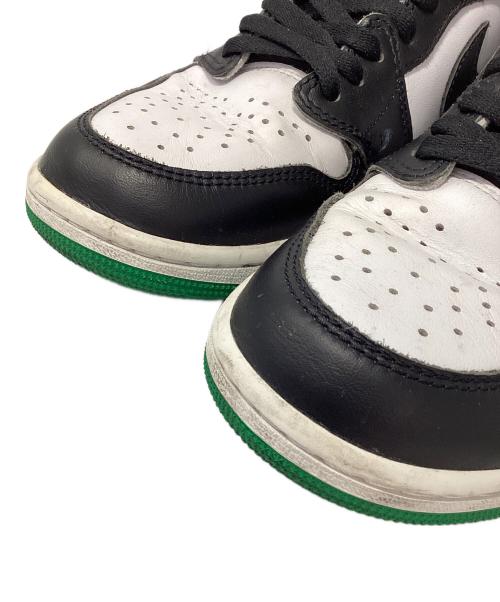 NIKE（ナイキ）NIKE (ナイキ) AIR JORDAN 1 RETRO HIGH OG グリーン×ホワイト サイズ:27cmの古着・服飾アイテム