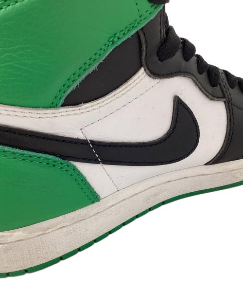 NIKE（ナイキ）NIKE (ナイキ) AIR JORDAN 1 RETRO HIGH OG グリーン×ホワイト サイズ:27cmの古着・服飾アイテム