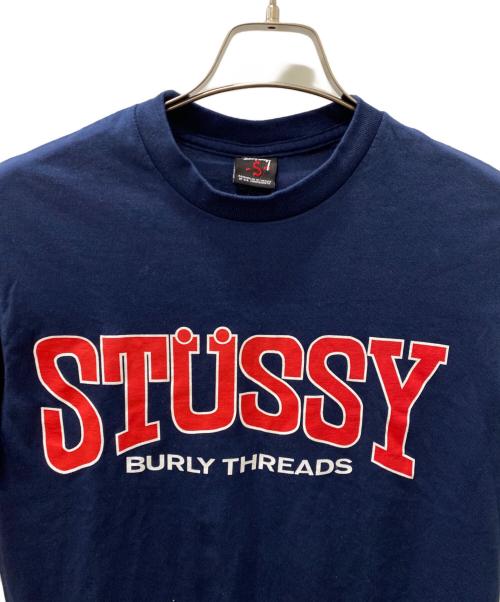 stussy（ステューシー）stussy (ステューシー) 半袖カットソー ネイビー サイズ:Sの古着・服飾アイテム