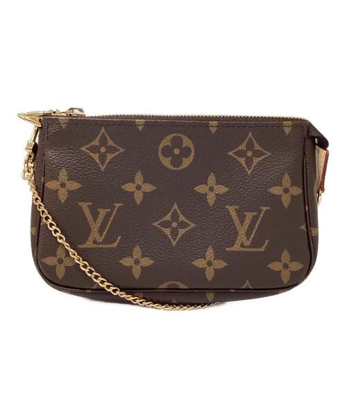LOUIS VUITTON（ルイ ヴィトン）LOUIS VUITTON (ルイ ヴィトン) ミニ・ポシェット・アクセソワール ブラウンの古着・服飾アイテム