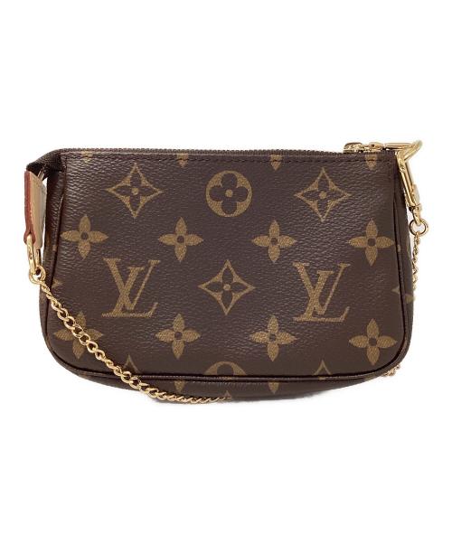 LOUIS VUITTON（ルイ ヴィトン）LOUIS VUITTON (ルイ ヴィトン) ミニ・ポシェット・アクセソワール ブラウンの古着・服飾アイテム