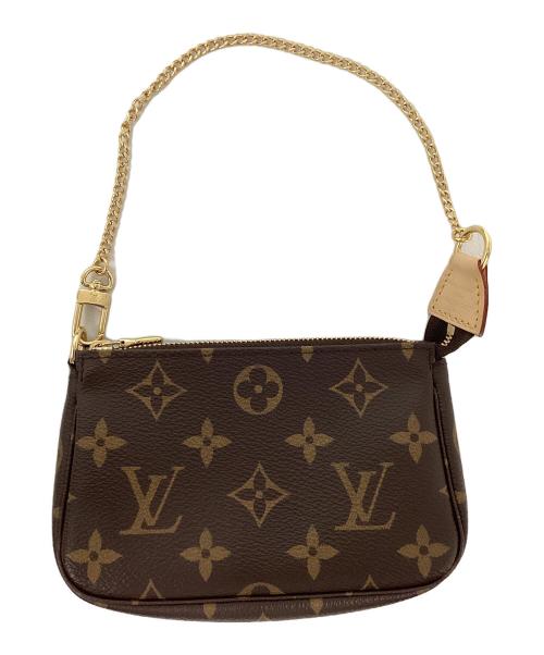 LOUIS VUITTON（ルイ ヴィトン）LOUIS VUITTON (ルイ ヴィトン) ミニ・ポシェット・アクセソワール ブラウンの古着・服飾アイテム