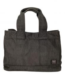 PORTER（ポーター）の古着「スモーキー トートバッグ」｜ブラック