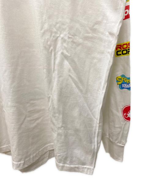 SUPREME（シュプリーム）Supreme (シュプリーム) 長袖カットソー ホワイト サイズ:Mの古着・服飾アイテム