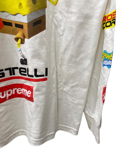 SUPREME（シュプリーム）Supreme (シュプリーム) 長袖カットソー ホワイト サイズ:Mの古着・服飾アイテム