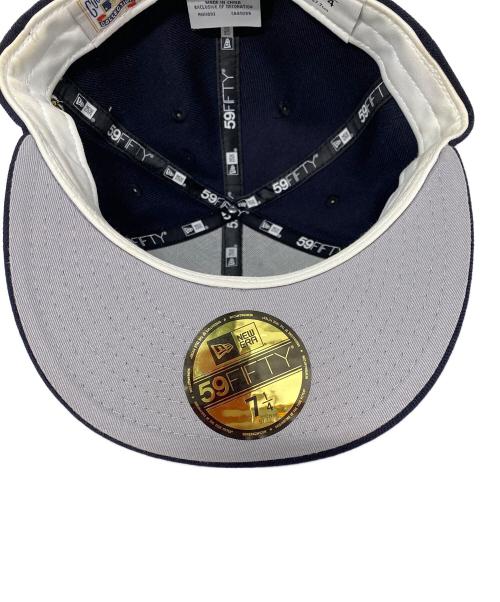 New Era（ニューエラ）New Era (ニューエラ) キャップ ネイビー サイズ:7 1/4の古着・服飾アイテム