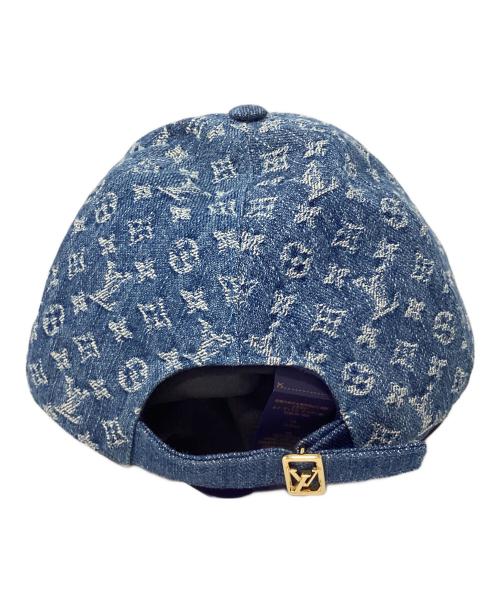 LOUIS VUITTON（ルイ ヴィトン）LOUIS VUITTON (ルイ ヴィトン) キャップ・LV リミックス モノグラム・デニム インディゴの古着・服飾アイテム