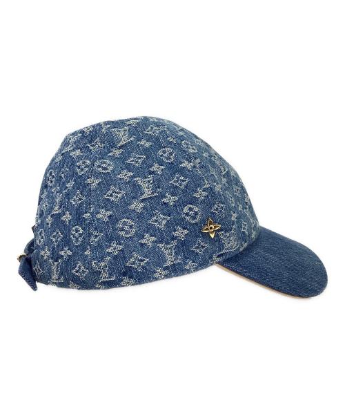 LOUIS VUITTON（ルイ ヴィトン）LOUIS VUITTON (ルイ ヴィトン) キャップ・LV リミックス モノグラム・デニム インディゴの古着・服飾アイテム