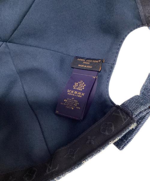 LOUIS VUITTON（ルイ ヴィトン）LOUIS VUITTON (ルイ ヴィトン) キャップ・LV リミックス モノグラム・デニム インディゴの古着・服飾アイテム