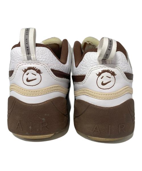 NIKE（ナイキ）NIKE (ナイキ) TRAVIS SCOTT (トラヴィススコット) Nike Zoom Field Jaxx ホワイト×ブラウン サイズ:28.5cmの古着・服飾アイテム