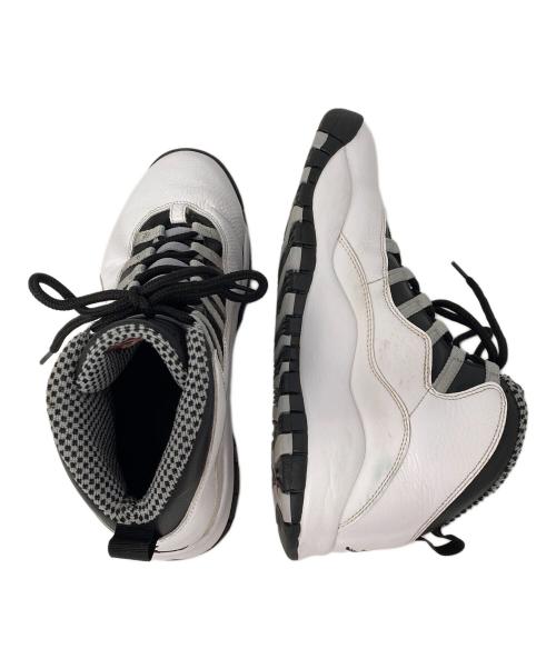 NIKE（ナイキ）NIKE (ナイキ) AIR JORDAN10 RETRO ホワイト サイズ:28cmの古着・服飾アイテム