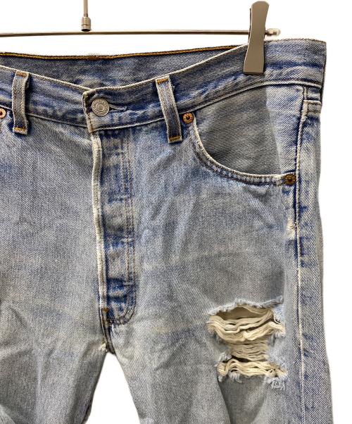 LEVI'S（リーバイス）LEVI'S (リーバイス) ダメージデニムパンツ ブルー サイズ:W34の古着・服飾アイテム