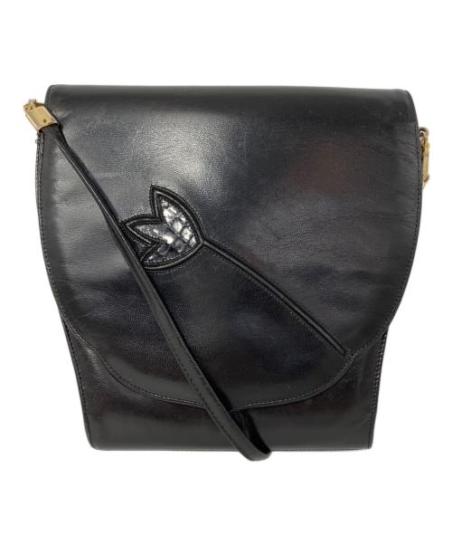 BALLY（バリー）BALLY (バリー) ショルダーバッグ ブラックの古着・服飾アイテム