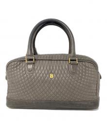 BALLY（バリー）の古着「ミニボストンバッグ」｜グレー