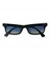 RAY-BAN (レイバン) サングラス ブラック×ブルー サイズ:52□19：6000円