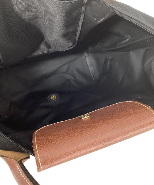 LONGCHAMP（ロンシャン）LONGCHAMP (ロンシャン) ハンドバッグ ブラックの古着・服飾アイテム