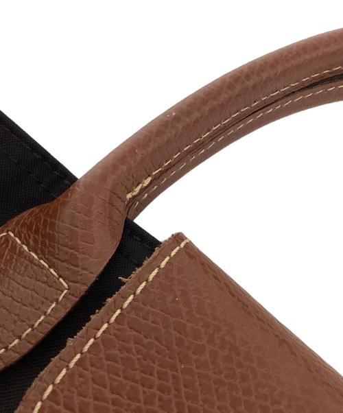 LONGCHAMP（ロンシャン）LONGCHAMP (ロンシャン) ハンドバッグ ブラックの古着・服飾アイテム