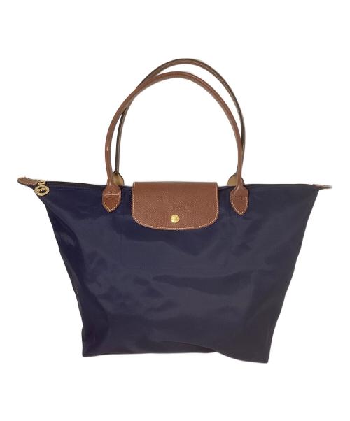 LONGCHAMP（ロンシャン）LONGCHAMP (ロンシャン) トートバッグ ネイビーの古着・服飾アイテム
