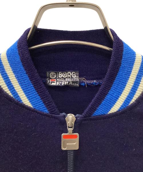 FILA（フィラ）FILA (フィラ) BORG トラックジャケット ネイビー サイズ:38の古着・服飾アイテム