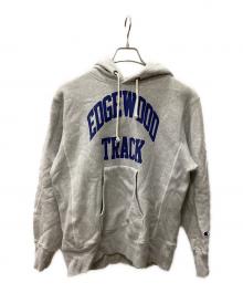 Champion REVERSE WEAVE（チャンピオン リバース ウィーブ）の古着「プルオーバーパーカー」｜グレー