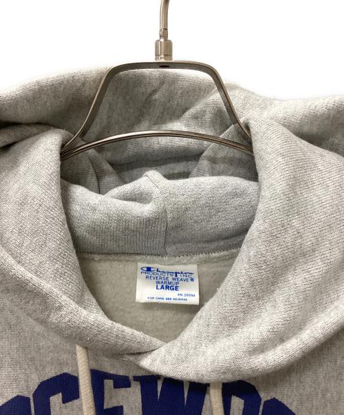 Champion REVERSE WEAVE（チャンピオン リバース ウィーブ）Champion REVERSE WEAVE (チャンピオン リバース ウィーブ) プルオーバーパーカー グレー サイズ:LARGEの古着・服飾アイテム