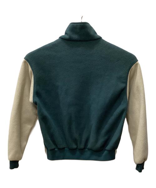 Columbia（コロンビア）Columbia (コロンビア) フリースジャケット ベージュ×グリーン サイズ:不明の古着・服飾アイテム