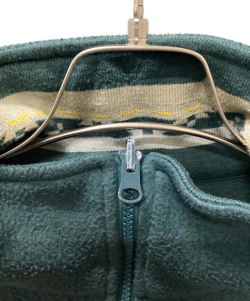 Columbia（コロンビア）Columbia (コロンビア) フリースジャケット ベージュ×グリーン サイズ:不明の古着・服飾アイテム
