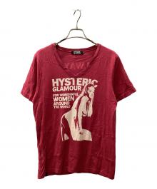 Hysteric Glamour（ヒステリックグラマー）の古着「半袖カットソー」｜ピンク