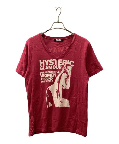 Hysteric Glamour（ヒステリックグラマー）Hysteric Glamour (ヒステリックグラマー) 半袖カットソー ピンク サイズ:Mの古着・服飾アイテム