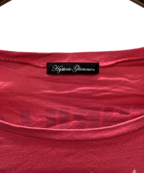 Hysteric Glamour（ヒステリックグラマー）Hysteric Glamour (ヒステリックグラマー) 半袖カットソー ピンク サイズ:FREEの古着・服飾アイテム
