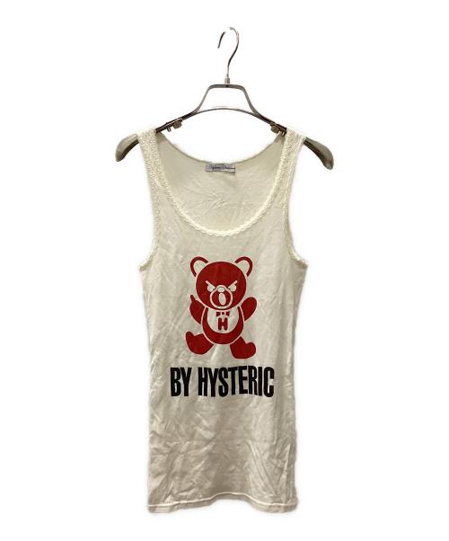 Hysteric Glamour（ヒステリックグラマー）Hysteric Glamour (ヒステリックグラマー) タンクトップ ホワイト サイズ:FREEの古着・服飾アイテム