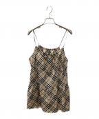BURBERRY BLUE LABELバーバリー ブルー レーベル）の古着「キャミソール」｜ブラウン