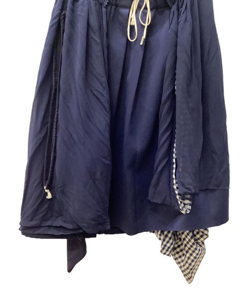COMME des GARCONS（コムデギャルソン）COMME des GARCONS (コムデギャルソン) ドッキングスカート ネイビー サイズ:Sの古着・服飾アイテム