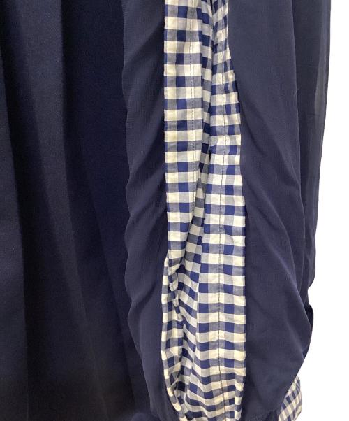COMME des GARCONS（コムデギャルソン）COMME des GARCONS (コムデギャルソン) ドッキングスカート ネイビー サイズ:Sの古着・服飾アイテム