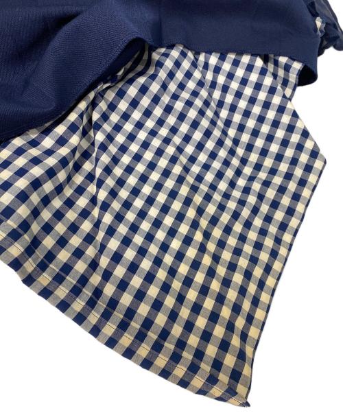COMME des GARCONS（コムデギャルソン）COMME des GARCONS (コムデギャルソン) ドッキングスカート ネイビー サイズ:Sの古着・服飾アイテム