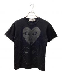 PLAY COMME des GARCONS（プレイコムデギャルソン）の古着「半袖カットソー」｜ブラック