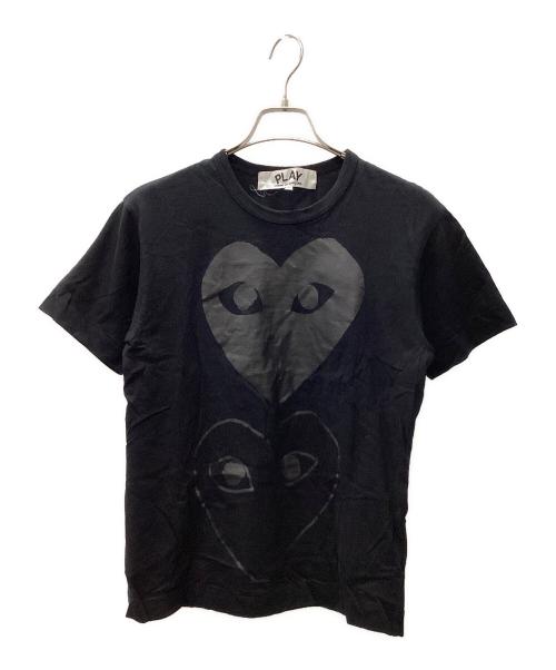 PLAY COMME des GARCONS（プレイコムデギャルソン）PLAY COMME des GARCONS (プレイコムデギャルソン) 半袖カットソー ブラック サイズ:Sの古着・服飾アイテム