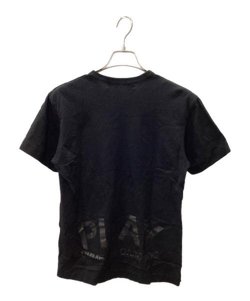 PLAY COMME des GARCONS（プレイコムデギャルソン）PLAY COMME des GARCONS (プレイコムデギャルソン) 半袖カットソー ブラック サイズ:Sの古着・服飾アイテム