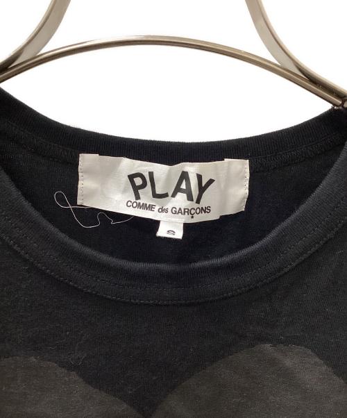 PLAY COMME des GARCONS（プレイコムデギャルソン）PLAY COMME des GARCONS (プレイコムデギャルソン) 半袖カットソー ブラック サイズ:Sの古着・服飾アイテム
