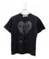 PLAY COMME des GARCONS（プレイコムデギャルソン）の古着「半袖カットソー」｜ブラック