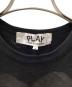 中古・古着 PLAY COMME des GARCONS (プレイコムデギャルソン) 半袖カットソー ブラック サイズ:S：6000円