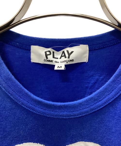 PLAY COMME des GARCONS（プレイコムデギャルソン）PLAY COMME des GARCONS (プレイコムデギャルソン) 半袖カットソー ブルー サイズ:Mの古着・服飾アイテム
