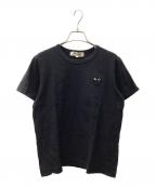 PLAY COMME des GARCONSプレイコムデギャルソン）の古着「半袖カットソー」｜ブラック