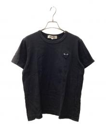 PLAY COMME des GARCONS（プレイコムデギャルソン）の古着「半袖カットソー」｜ブラック