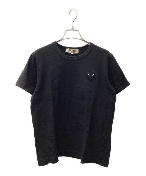 PLAY COMME des GARCONS（プレイコムデギャルソン）PLAY COMME des GARCONS (プレイコムデギャルソン) 半袖カットソー ブラック サイズ:Lの古着・服飾アイテム