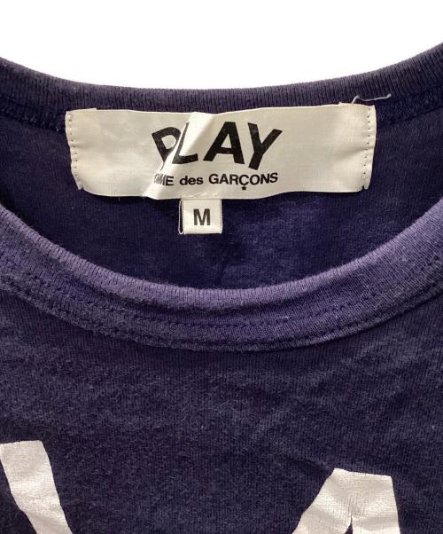 PLAY COMME des GARCONS（プレイコムデギャルソン）PLAY COMME des GARCONS (プレイコムデギャルソン) 半袖カットソー ネイビー サイズ:Mの古着・服飾アイテム