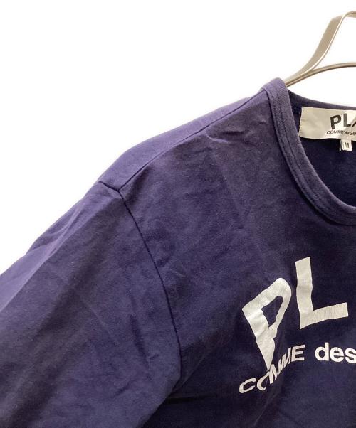 PLAY COMME des GARCONS（プレイコムデギャルソン）PLAY COMME des GARCONS (プレイコムデギャルソン) 半袖カットソー ネイビー サイズ:Mの古着・服飾アイテム